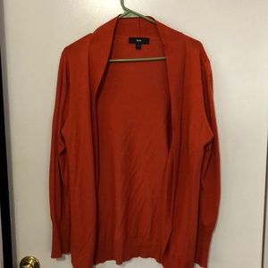 Orange cardigan